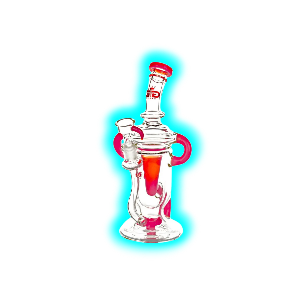 Grace Glass Recycle Bong Pink 24.5cm