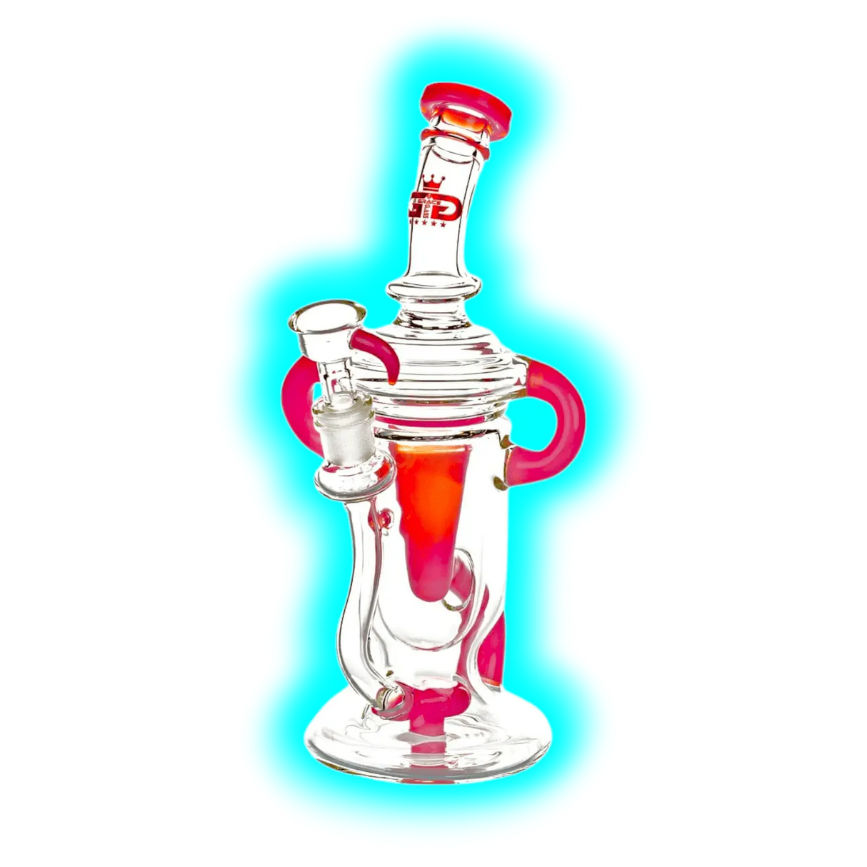 Grace Glass Recycle Bong Pink 24.5cm