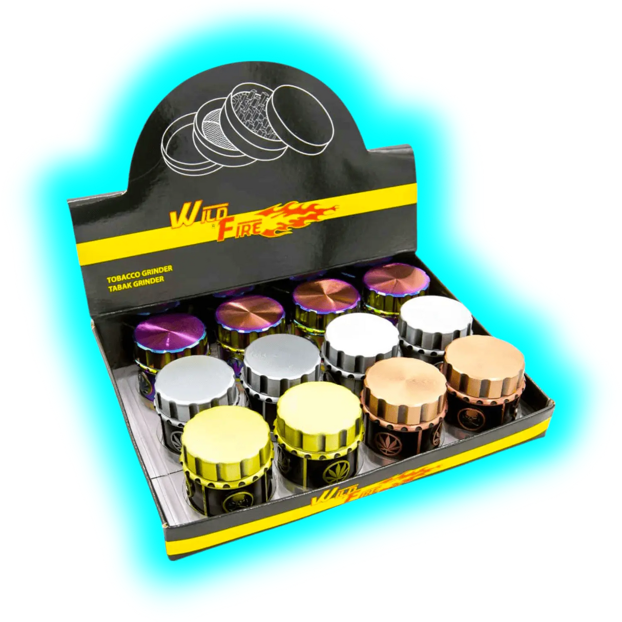 Grinder Metall 4 Teilig assortiert