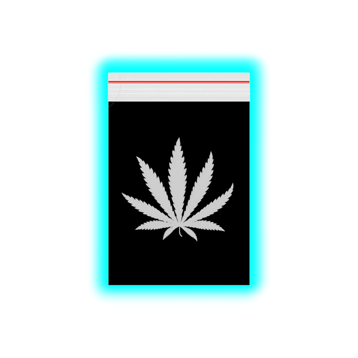 Grip Black Logo Transparent 100pcs 60x80