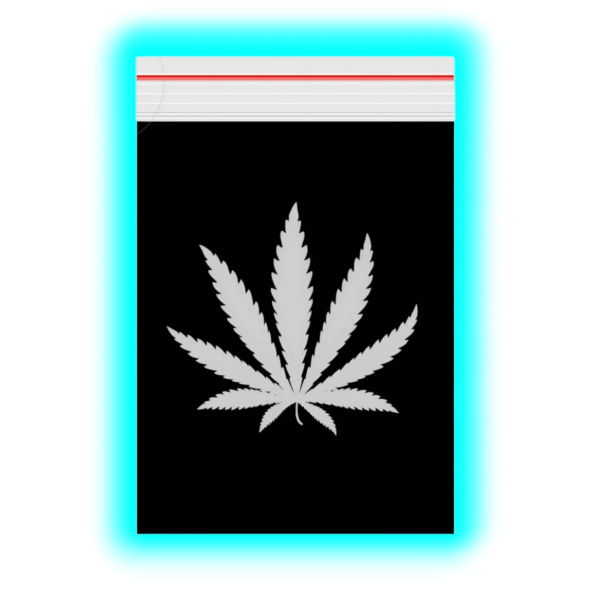 Grip Black Logo Transparent 100pcs 60x80