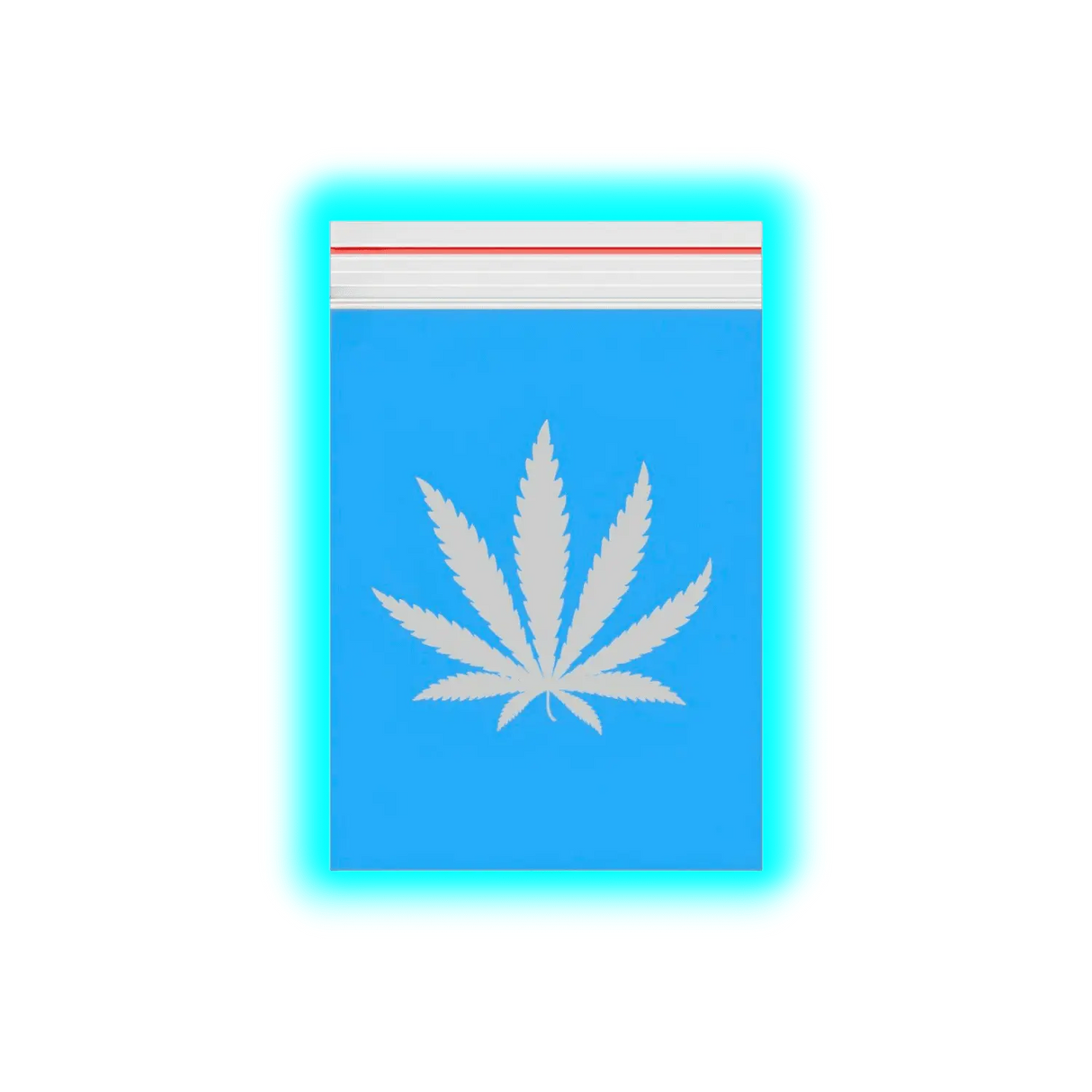 Grip Blue Logo Transparent 100pcs 60x80