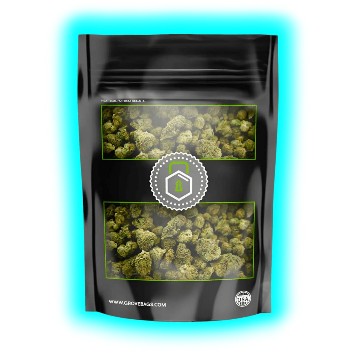 GroveBags TerpLoc Window Pouch for 30g