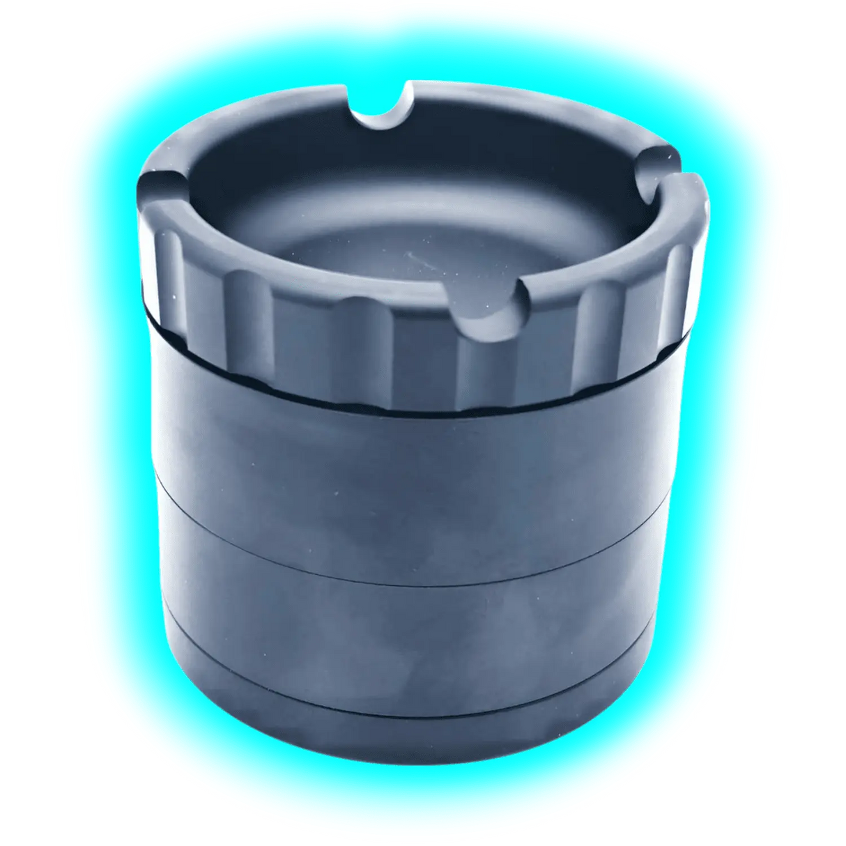 Hammercraft Aluminium Grinder with integrated Ashtray 60mm