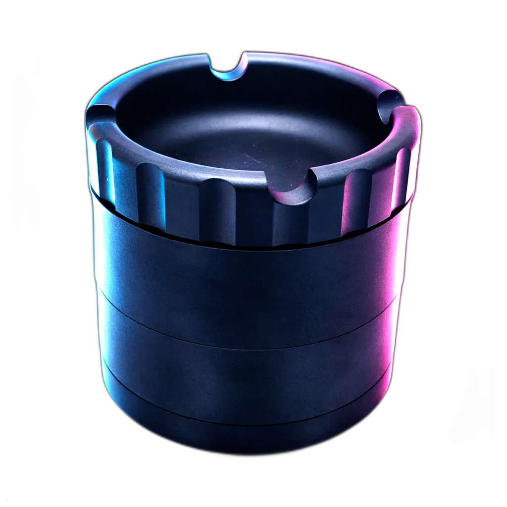 Hammercraft Aluminium Grinder with integrated Ashtray 60mm