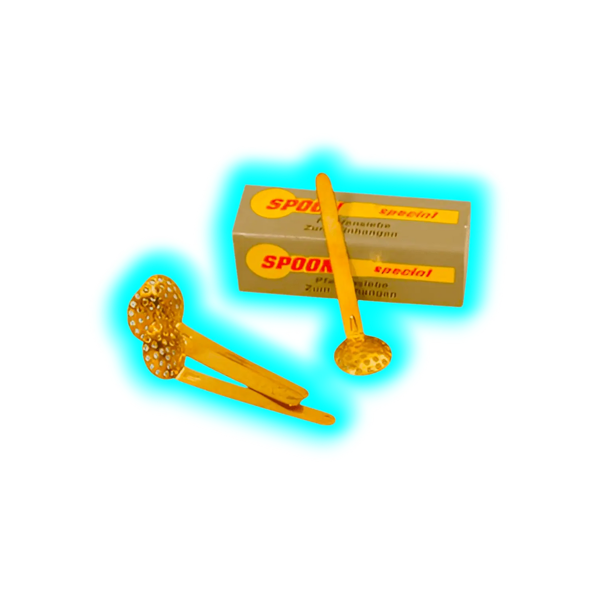 Hanging Spoon 15mm messing 4 Stk