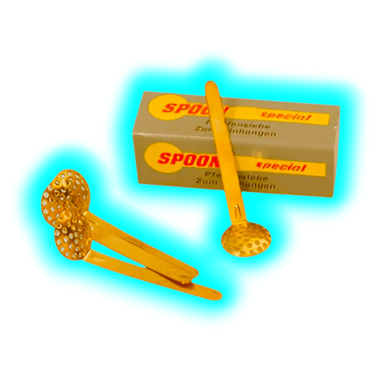 Hanging Spoon 15mm messing 4 Stk