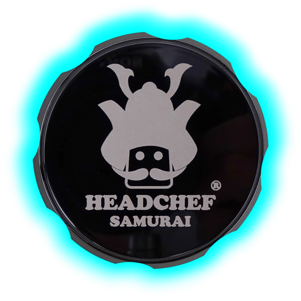 Headchef Iridescent Samurai Grinder Black Red 55mm