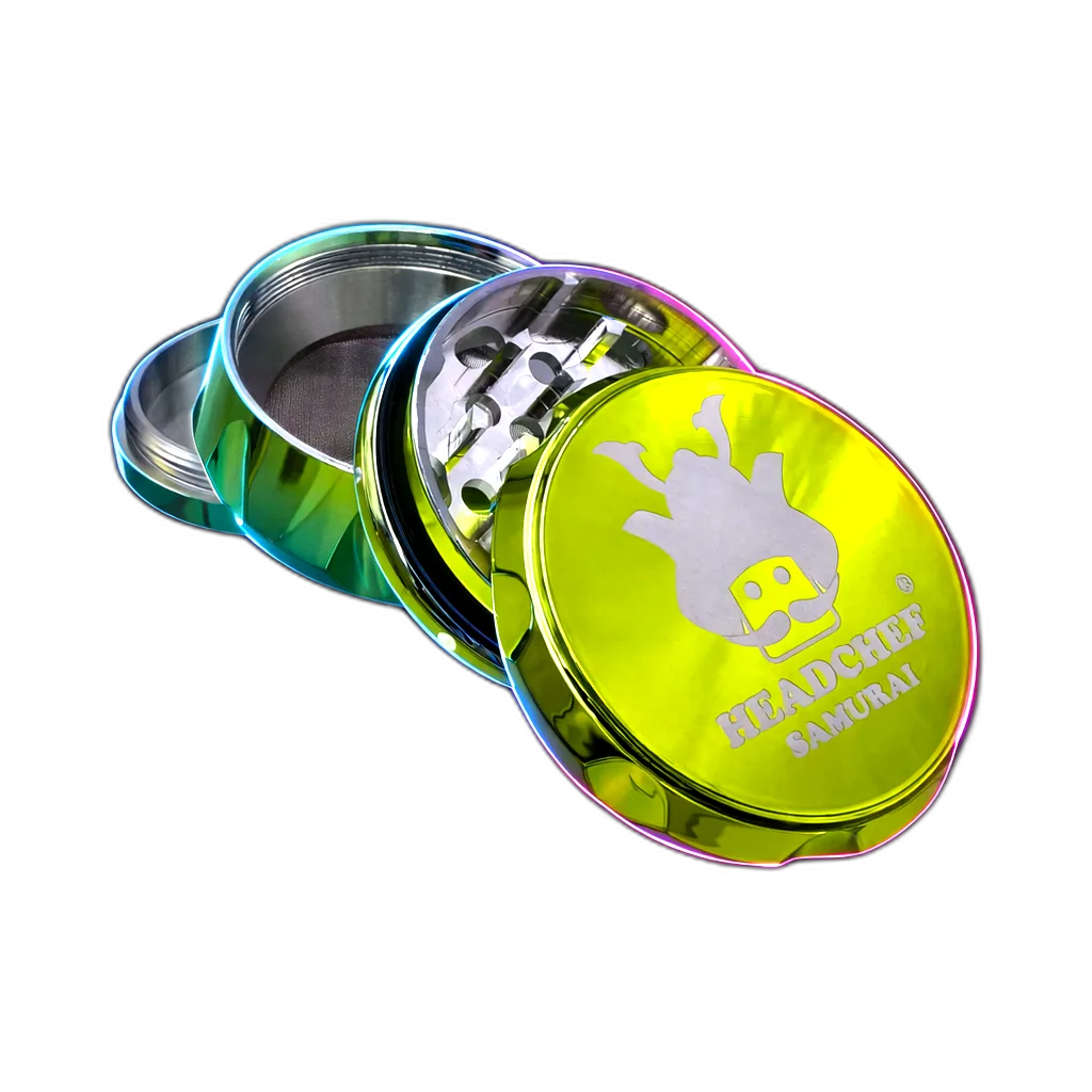 Headchef Iridescent Samurai Grinder Green Lime 55mm