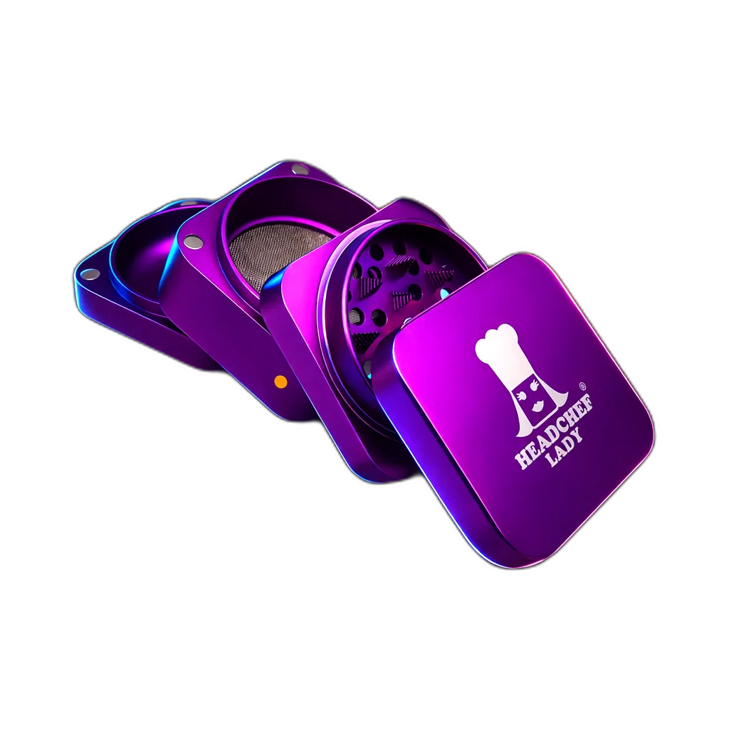 Headchef Lady Cube Grinder Purple