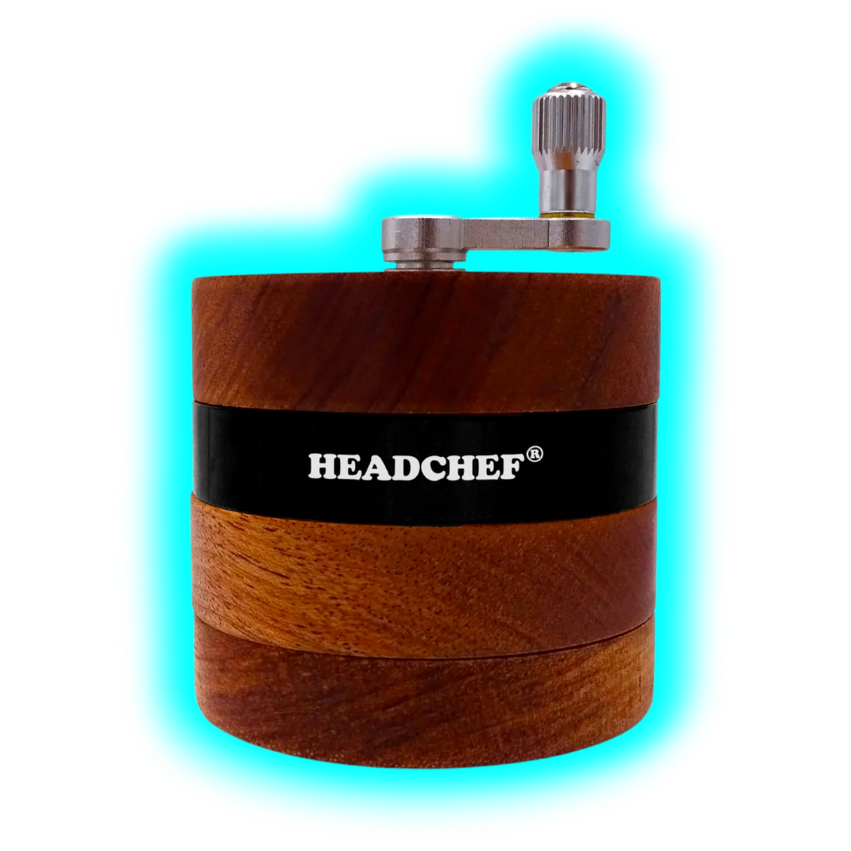 Headchef Woodsman Grinder Black 62mm