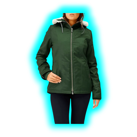 Hemp Hoodlamb Jacke Classic Dark Army Lady L