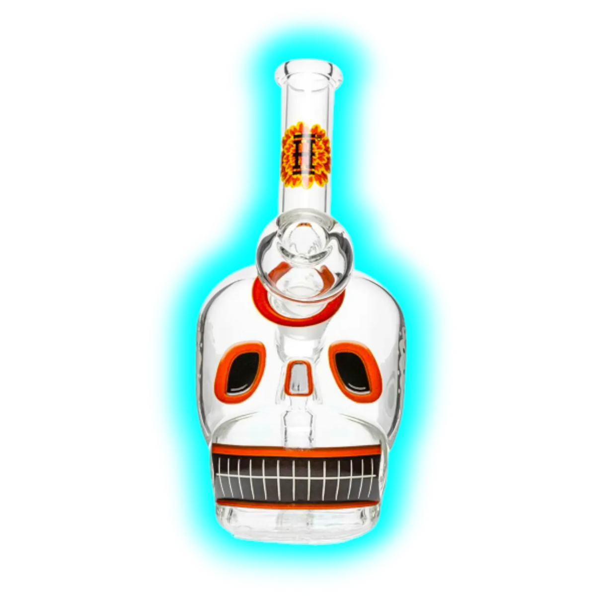 Hemper Bong Dia De Los Muertos Skull 15.5cm