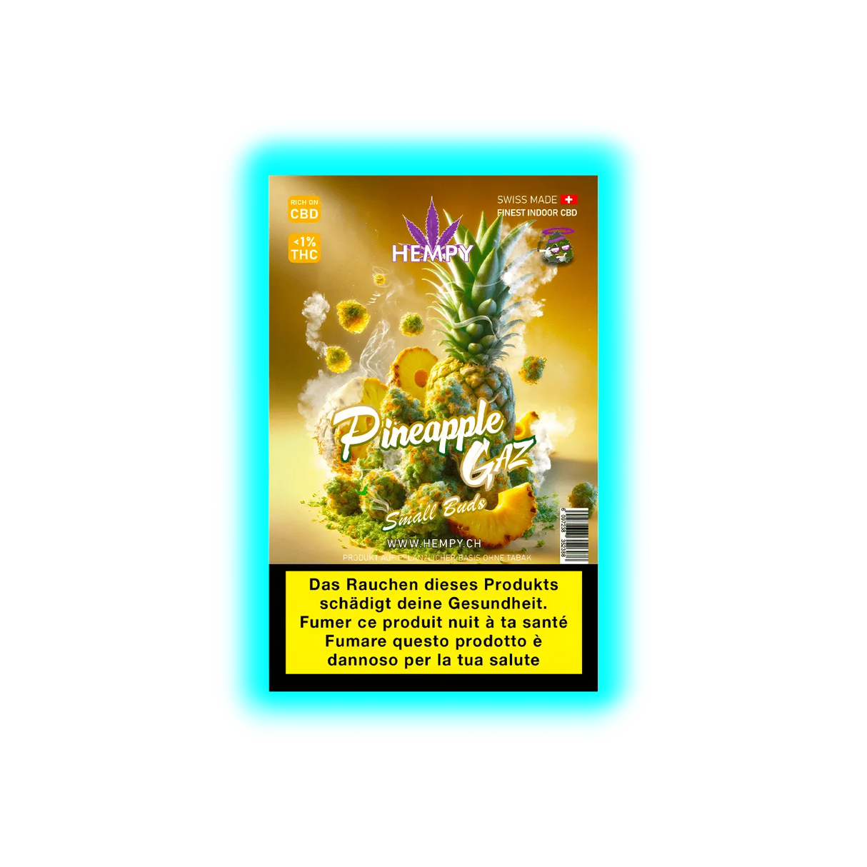 Hempy Pineapple Gaz Indoor Small Buds 25g