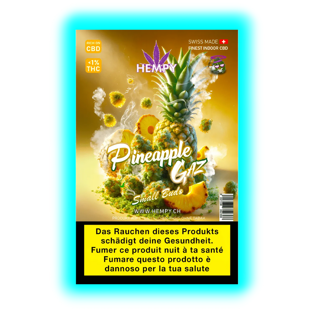 Hempy Pineapple Gaz Indoor Small Buds 25g