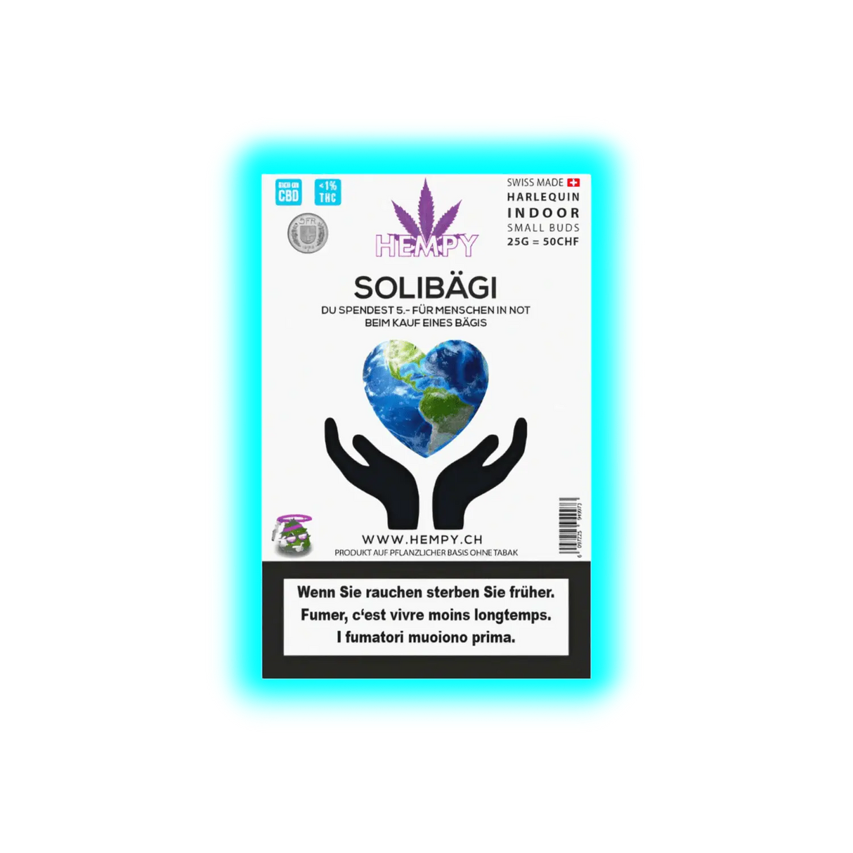 Hempy Solibägi Harlequin Indoor Small Buds 25g