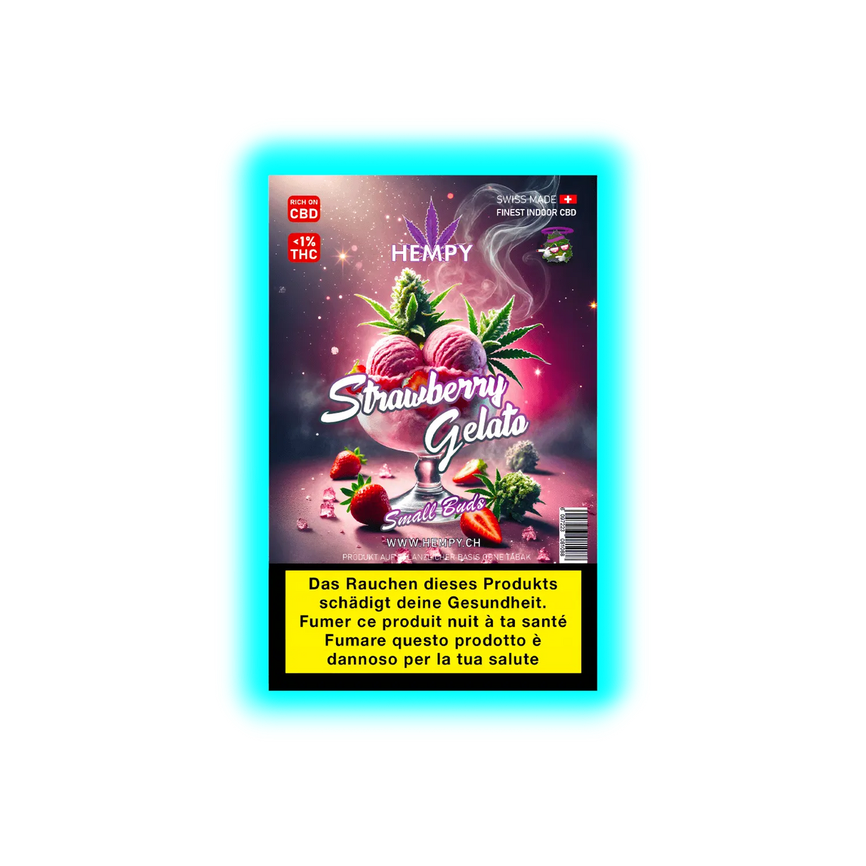 Hempy Strawberry Gelato Indoor Small Buds 25g