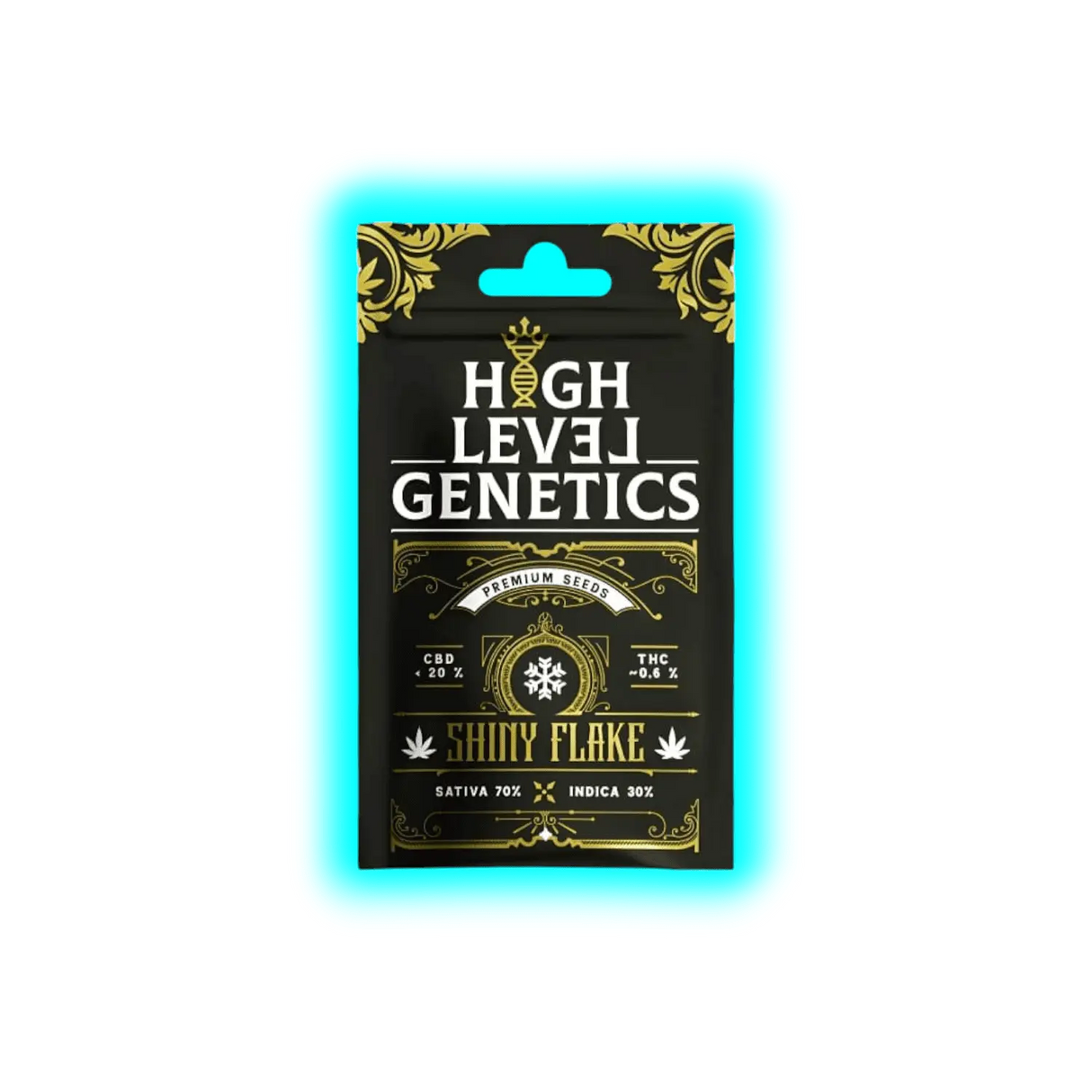 High Level Genetics Seeds Shiny Flake 3pcs fem