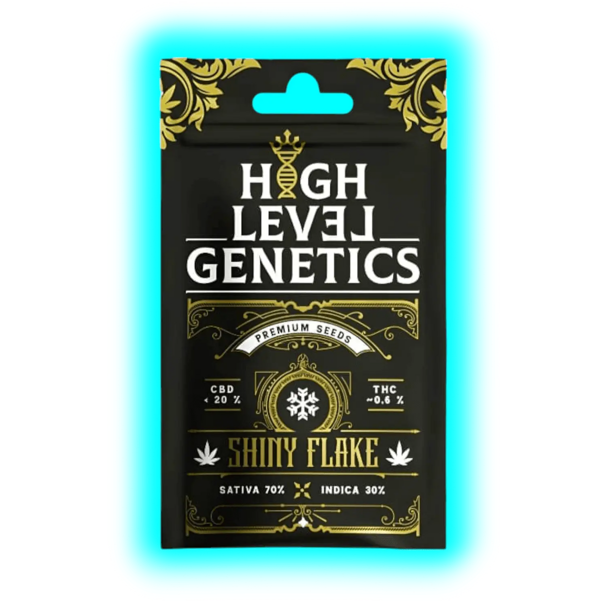 High Level Genetics Seeds Shiny Flake 3pcs fem