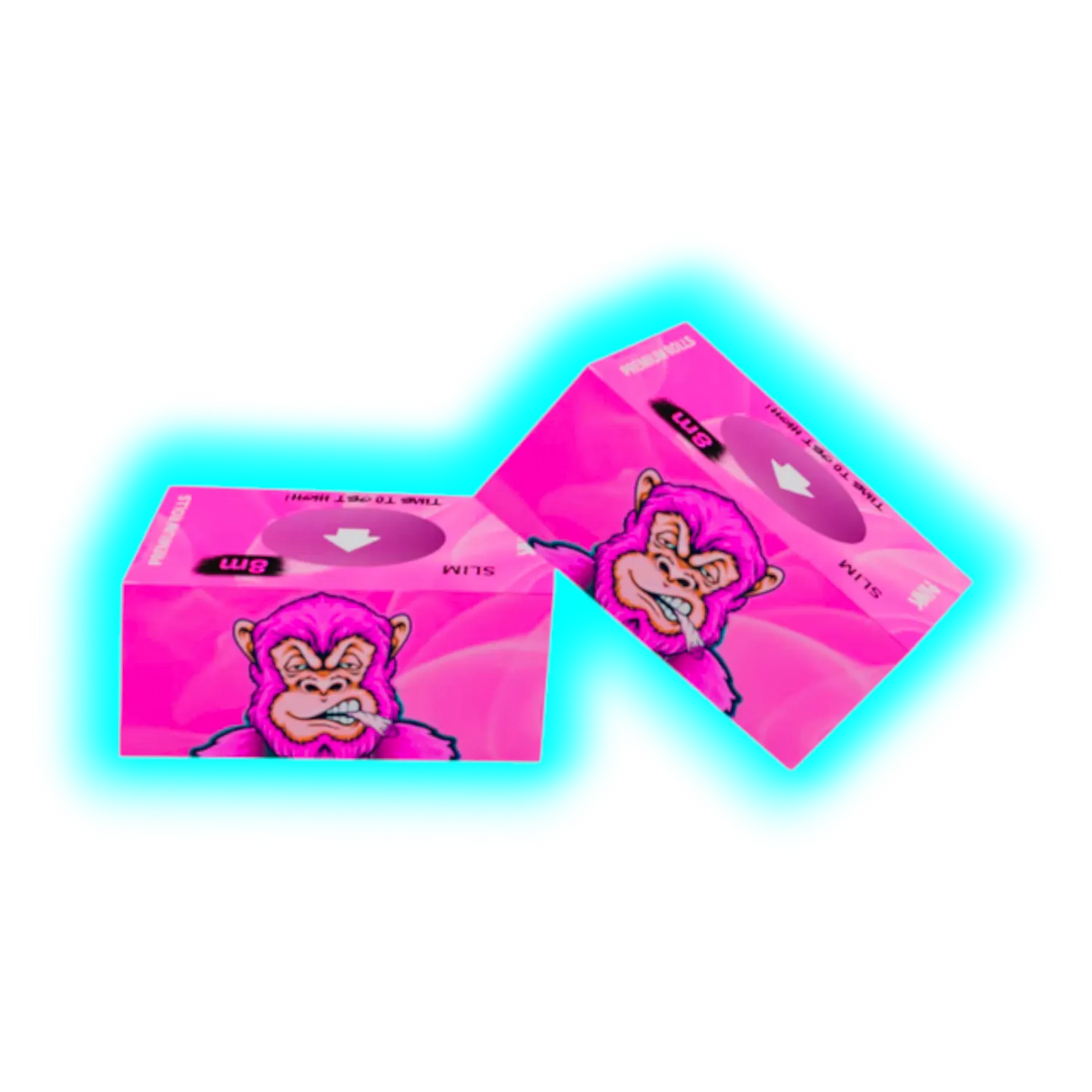 Highstore Premium Smoking Rolls 8m Pink Ultra Thin