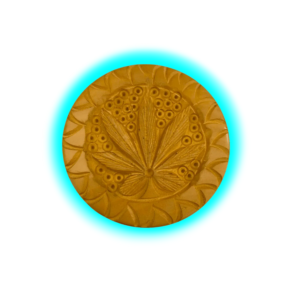 Holz Grindern Hell Leaf