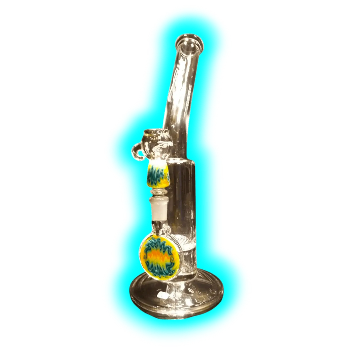 Honey Cump Bubbler Farbig Orange Gekröpft