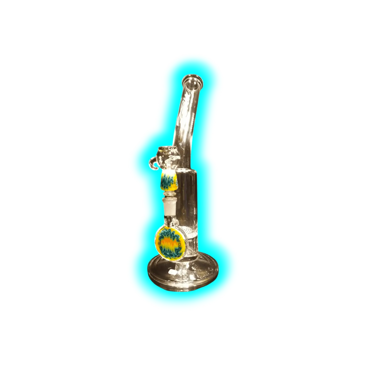 Honey Cump Bubbler Farbig Orange Gerade