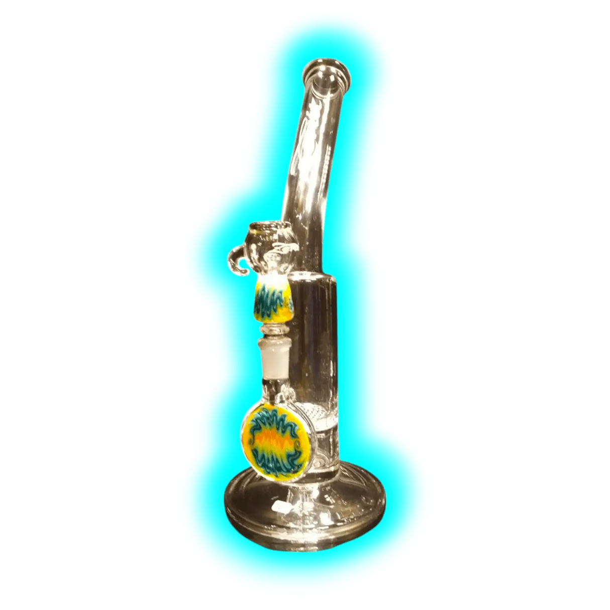 Honey Cump Bubbler Farbig Orange Gerade