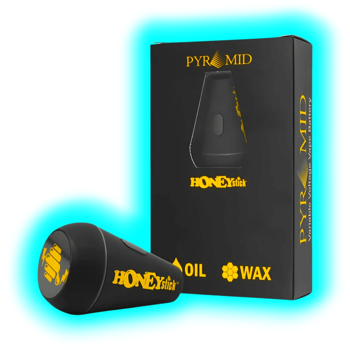 HoneyStick Pyramid Cartridge Battery Black