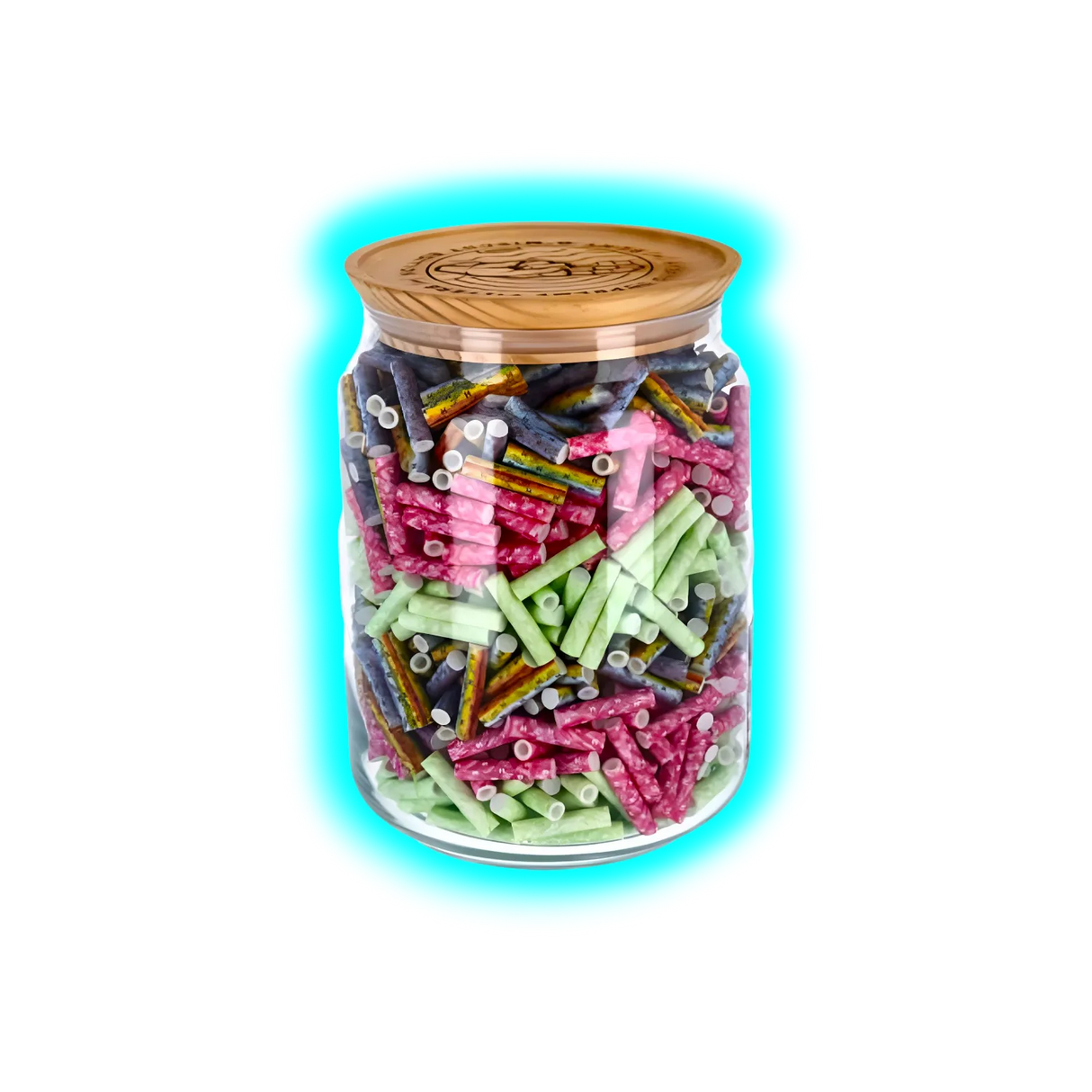 Hybrid Supreme Filter Bunt Gmischt 6.4mm 1000pcs Glass