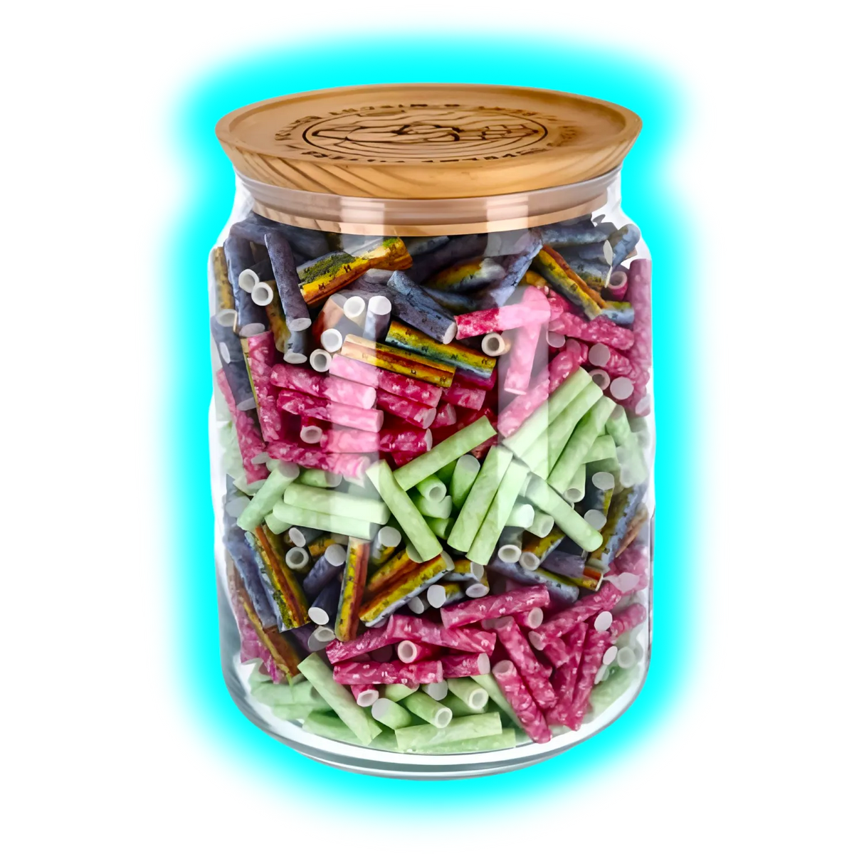 Hybrid Supreme Filter Bunt Gmischt 6.4mm 1000pcs Glass