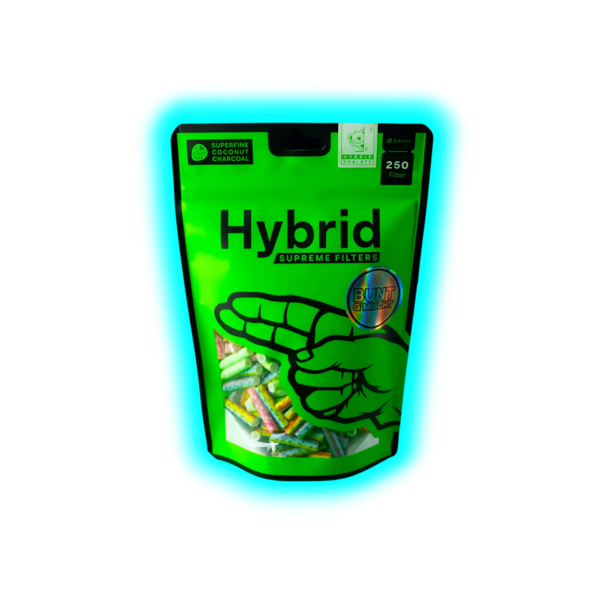 Hybrid Supreme Filter Bunt Gmischt 6.4mm 250pcs