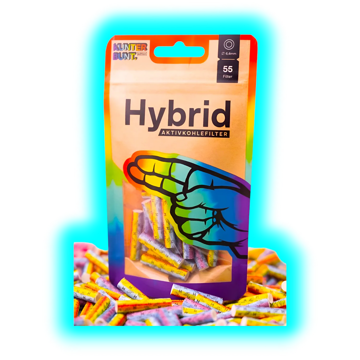 Hybrid Supreme Filter Special Edition Kunter Bunt 6.4mm 55pcs