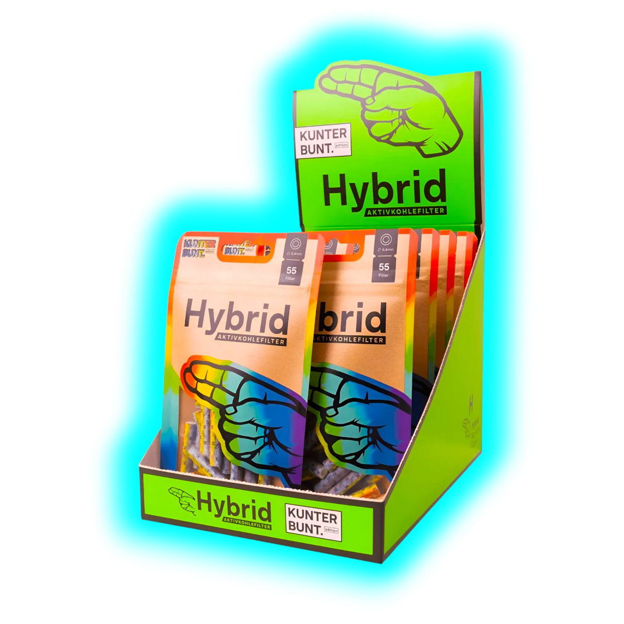 Hybrid Supreme Filter Special Edition Kunter Bunt 6.4mm 55pcs