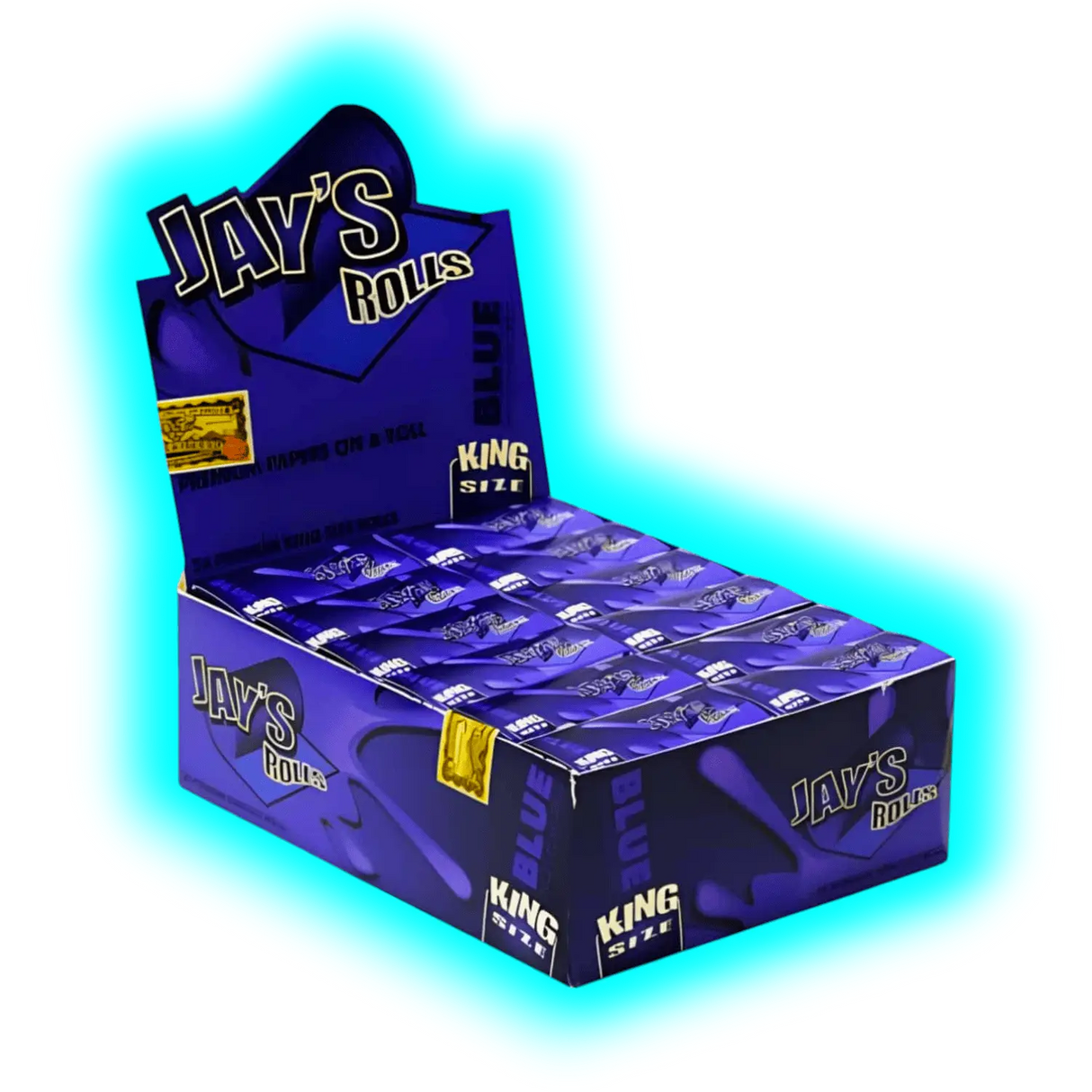 Juicy Jay's Rolls Blue Non-Flavored Box