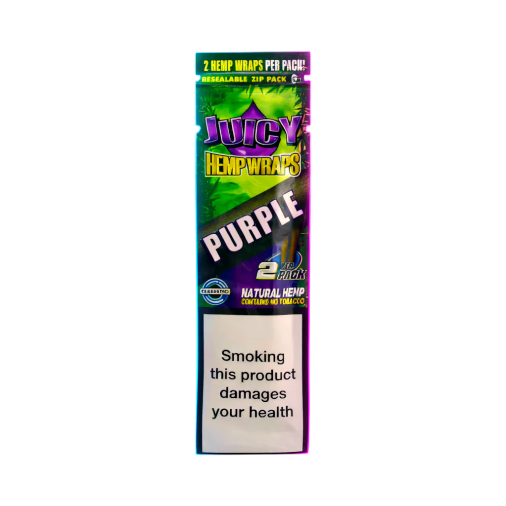 Juicy Jays Hemp Wraps Purple Waves