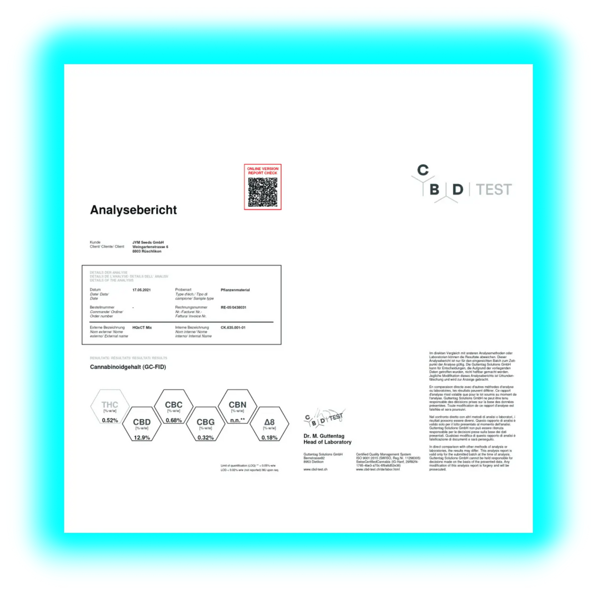 JYM's CannaQueen CBD Seeds fem 3 pcs