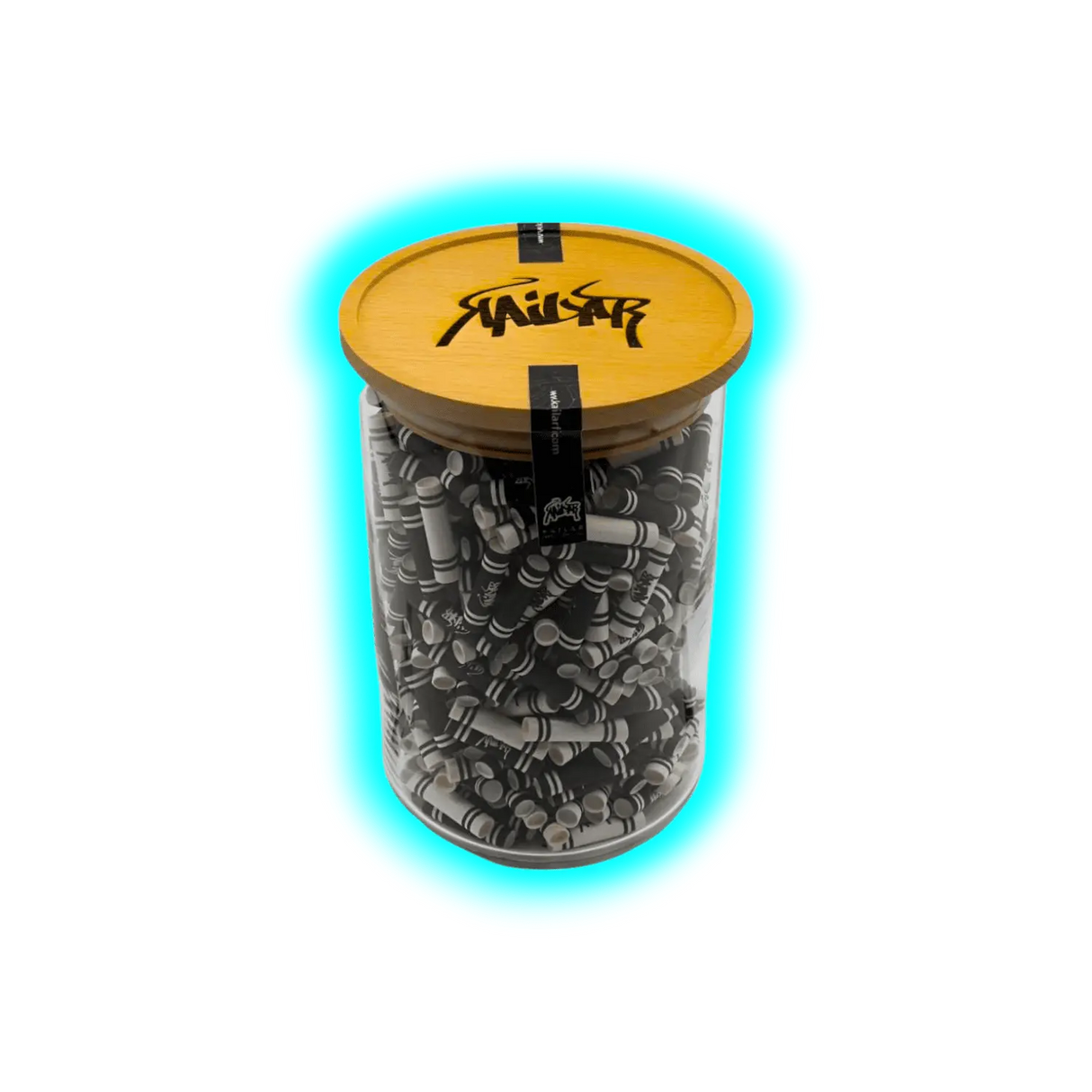 Kailar Aktivkohlefilter 5.9mm Black White 500pcs