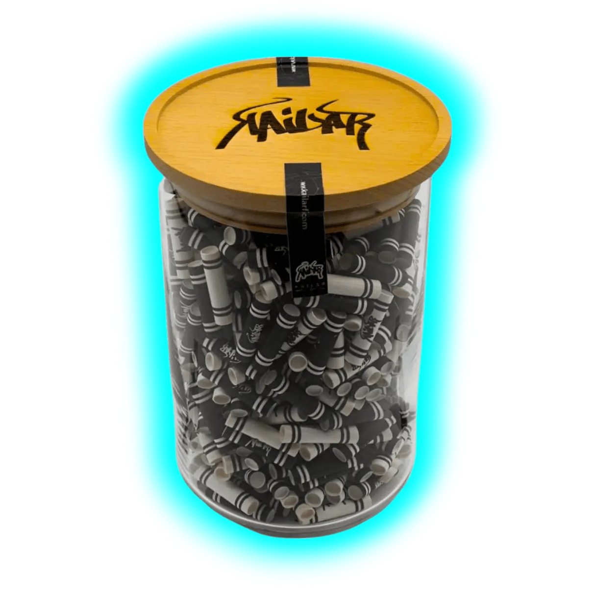 Kailar Aktivkohlefilter 5.9mm Black White 500pcs