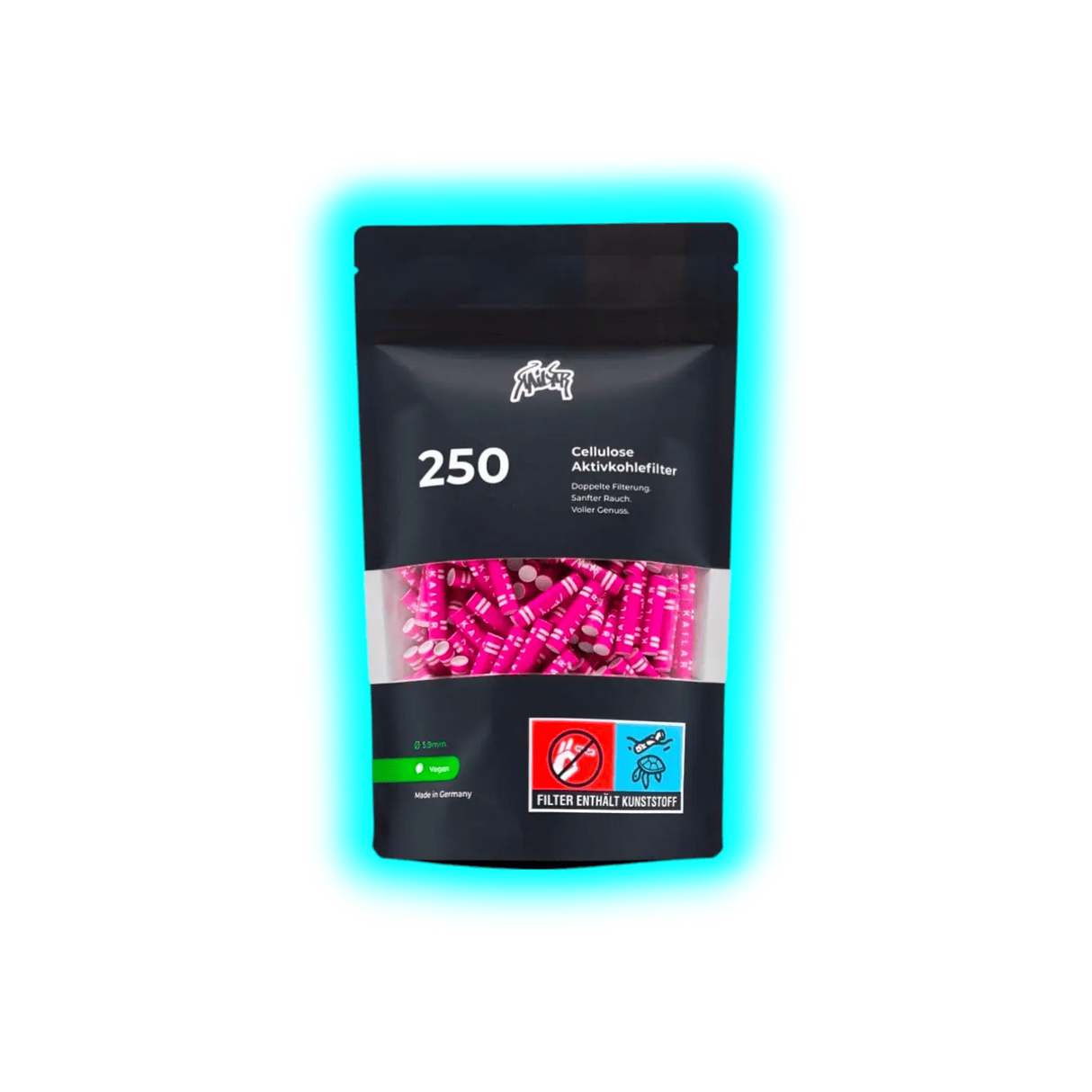 Kailar Aktivkohlefilter 5.9mm Pink 250pcs