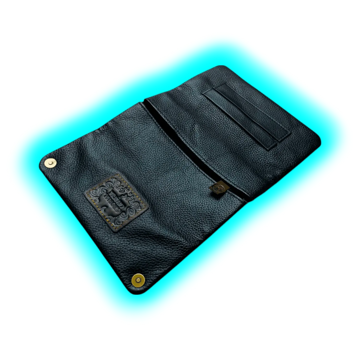 Kavatza Tabaktasche TP01 Classic Smooth Cowhide Black