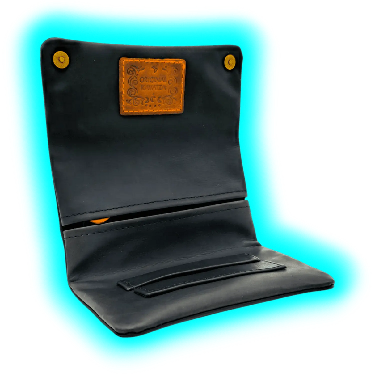 Kavatza Tabaktasche TP01-CR Classic Deluxe Smooth Goat Hide Black