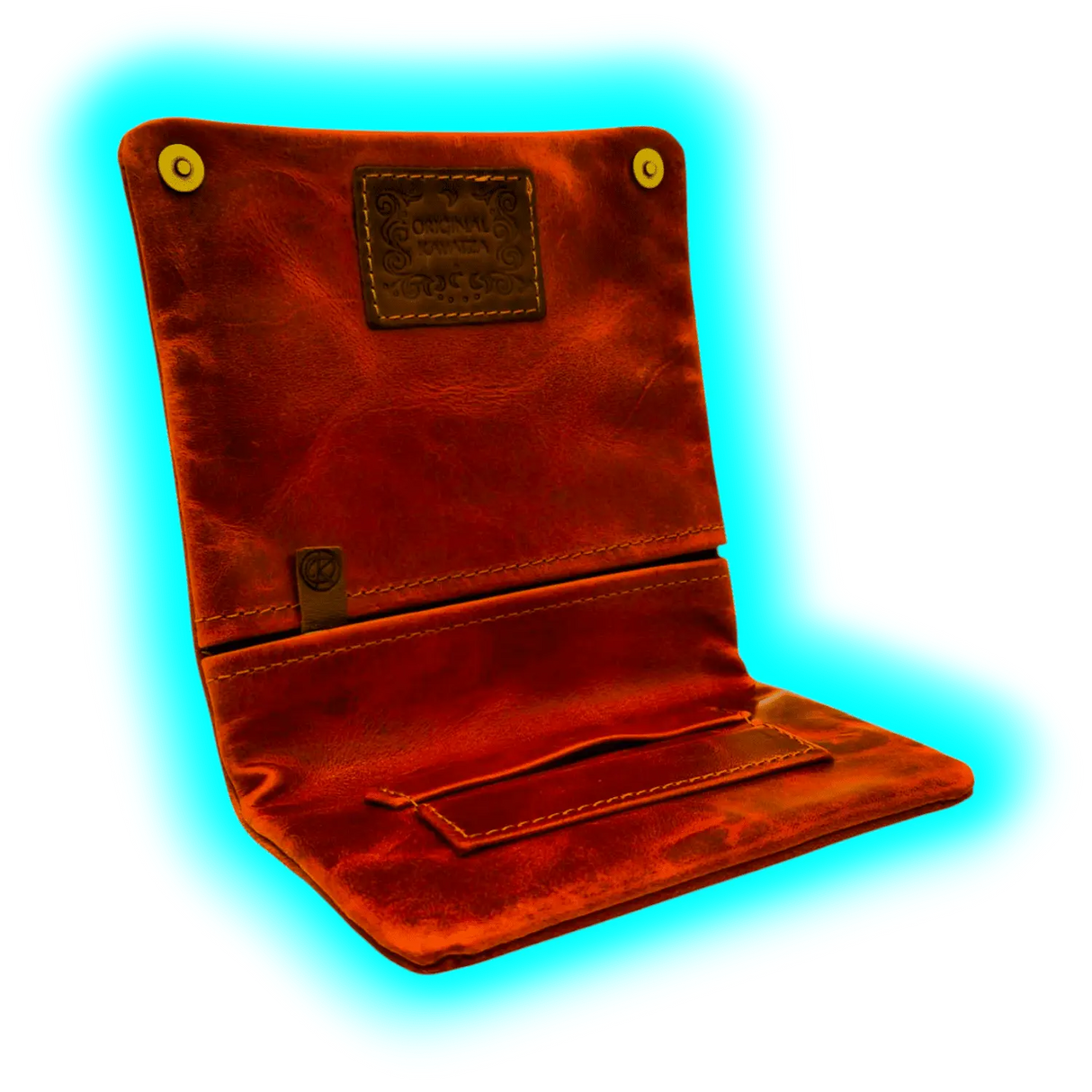 Kavatza Tabaktasche TP03-CR Tabba Deluxe Vegetable Tanned Cowhide Cognac