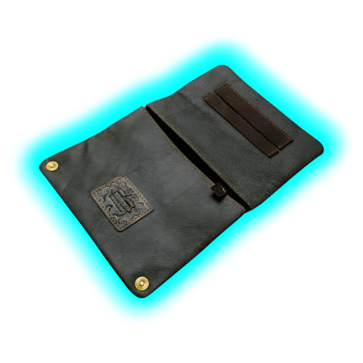 Kavatza Tabaktasche TP04 Brownie Suede Cowhide Brown