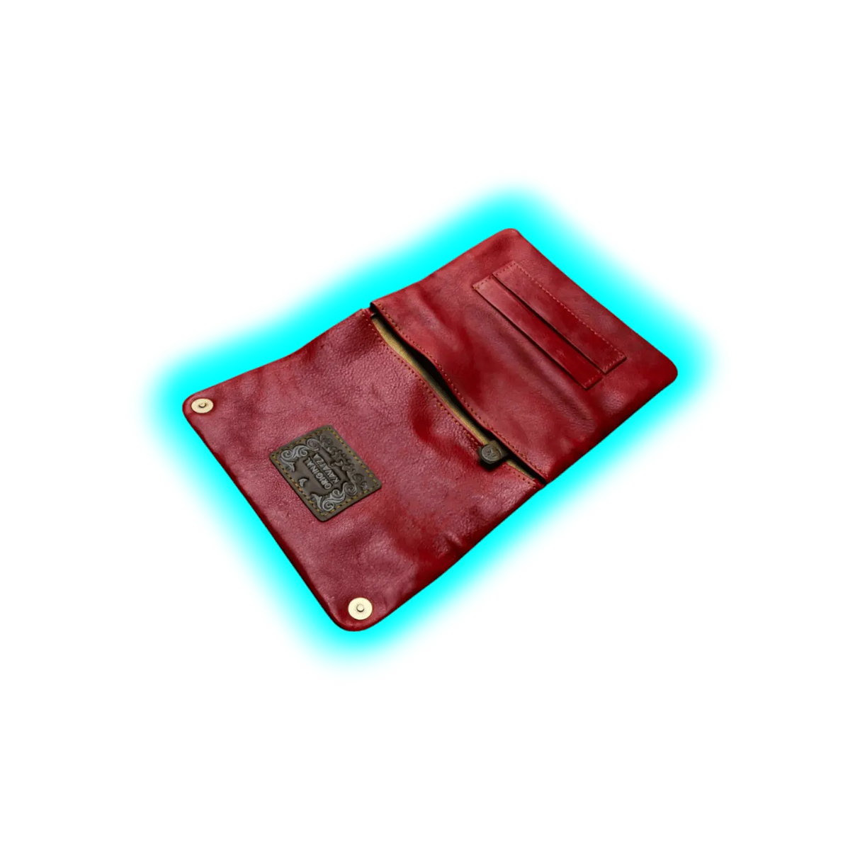 Kavatza Tabaktasche TP10 Flamenco Smooth Cowhide Red