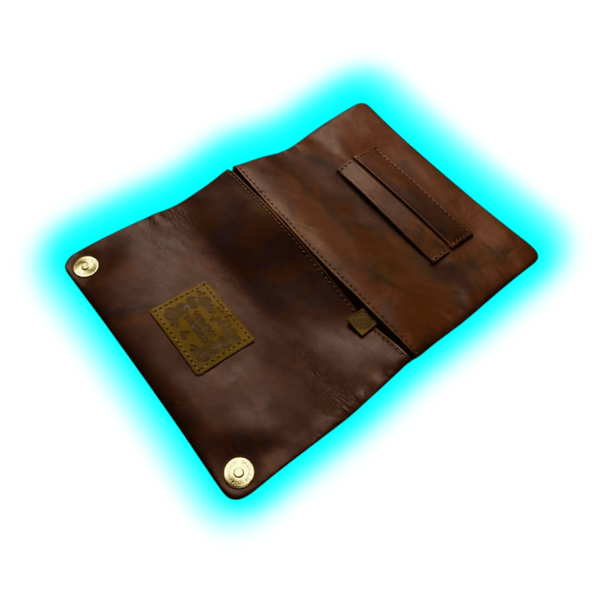 Kavatza Tabaktasche TP17HK Havanna Antique Style Cowhide Brown