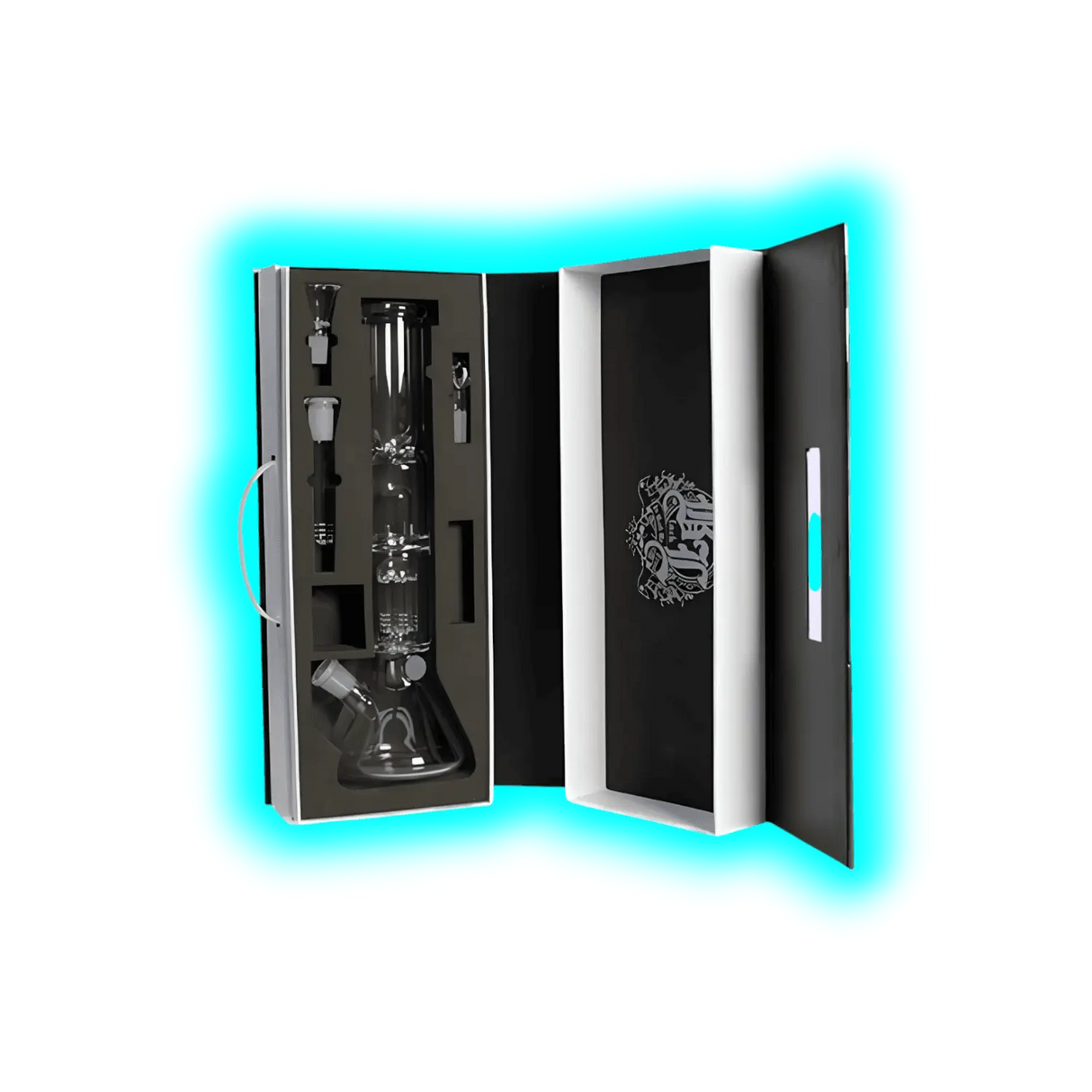 Kofferbong Black Leaf mit Eis kerben