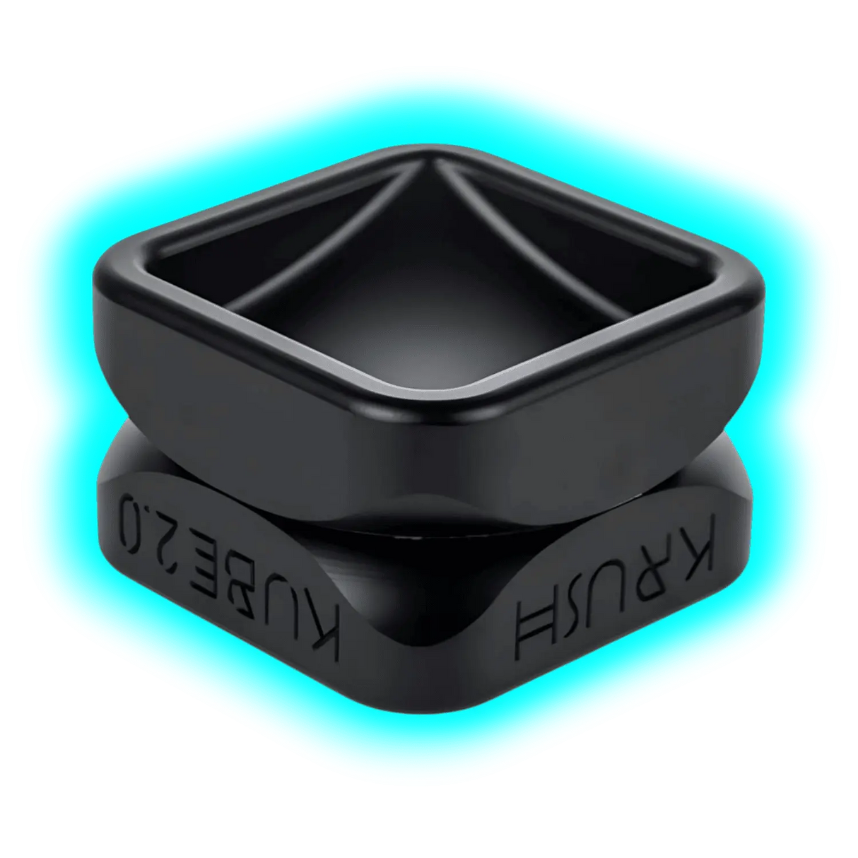 Krush Grinder Kube 2.0 Black 2 Parts