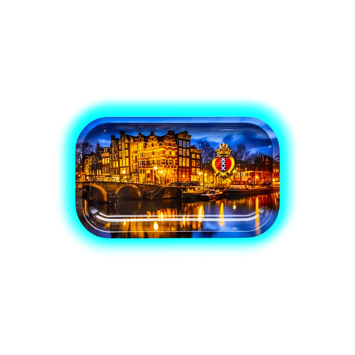 Kulu Rolling Tray M Amsterdam Canal 160 x 270mm