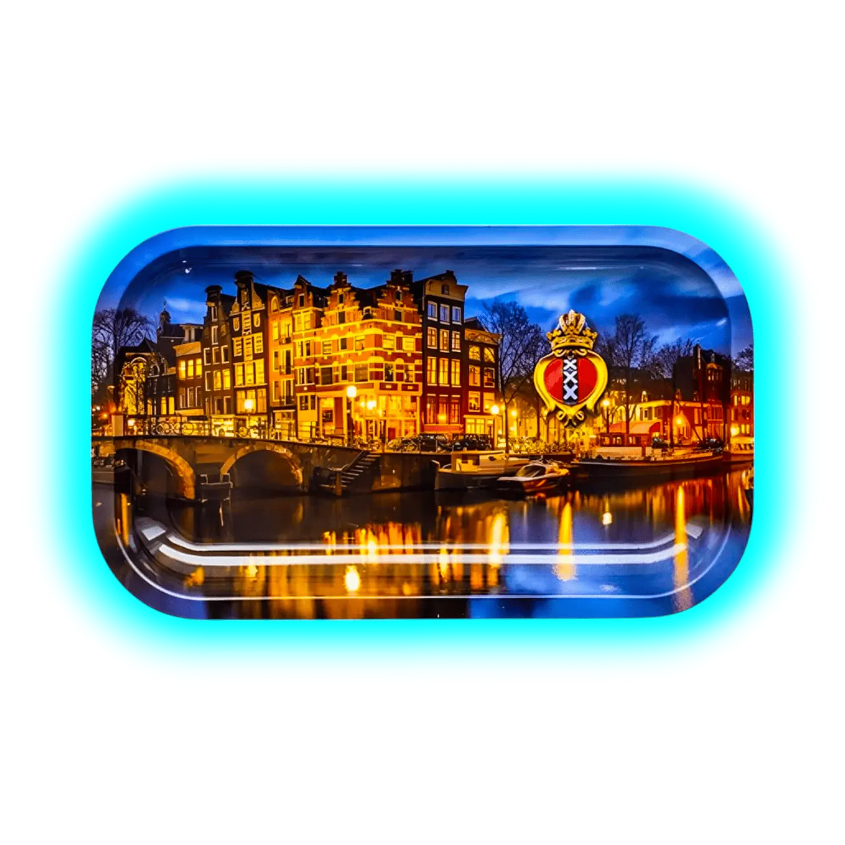 Kulu Rolling Tray M Amsterdam Canal 160 x 270mm